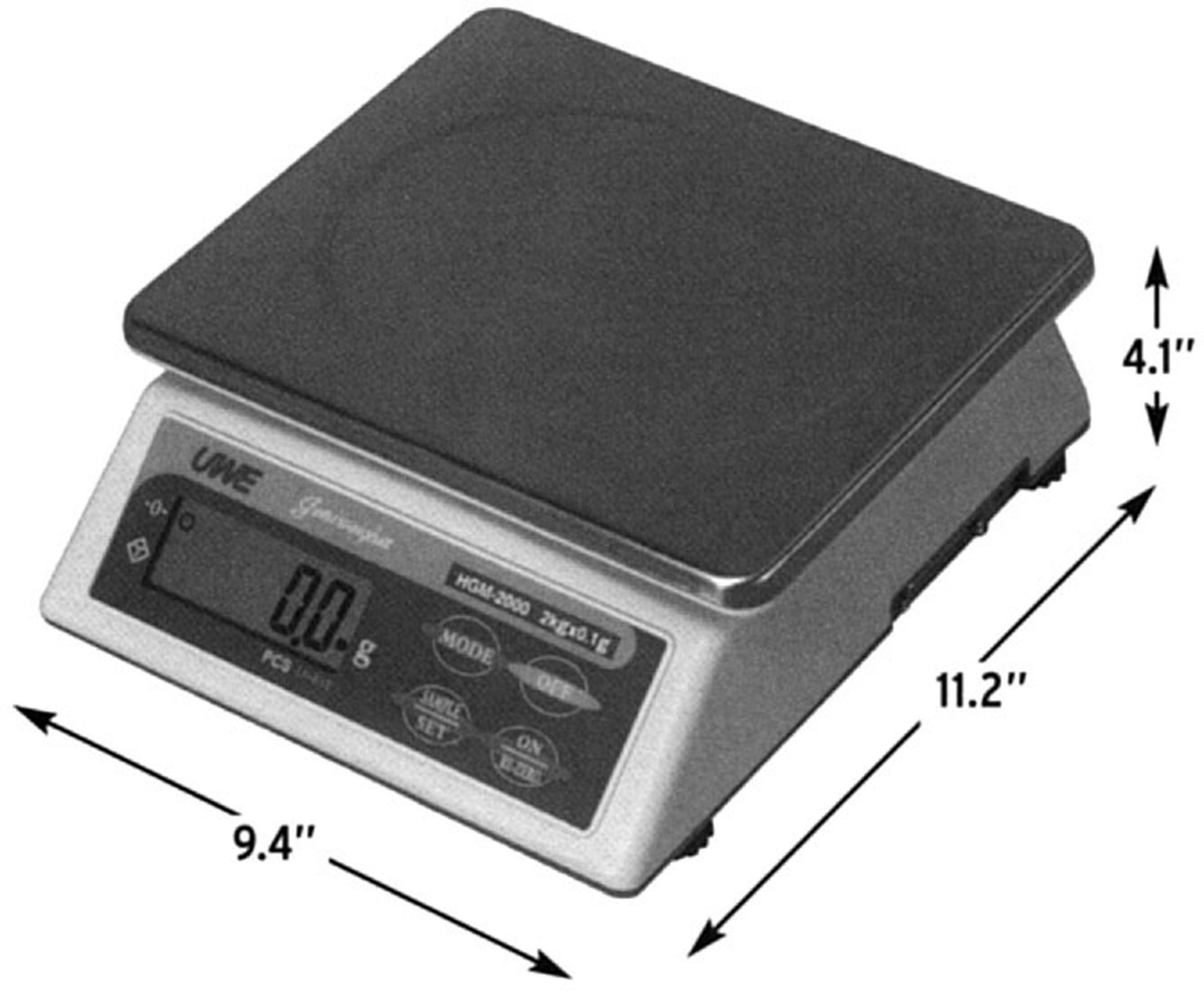 Digital Scale, 3000 gram (6.6 lb) Capacity - Rockler