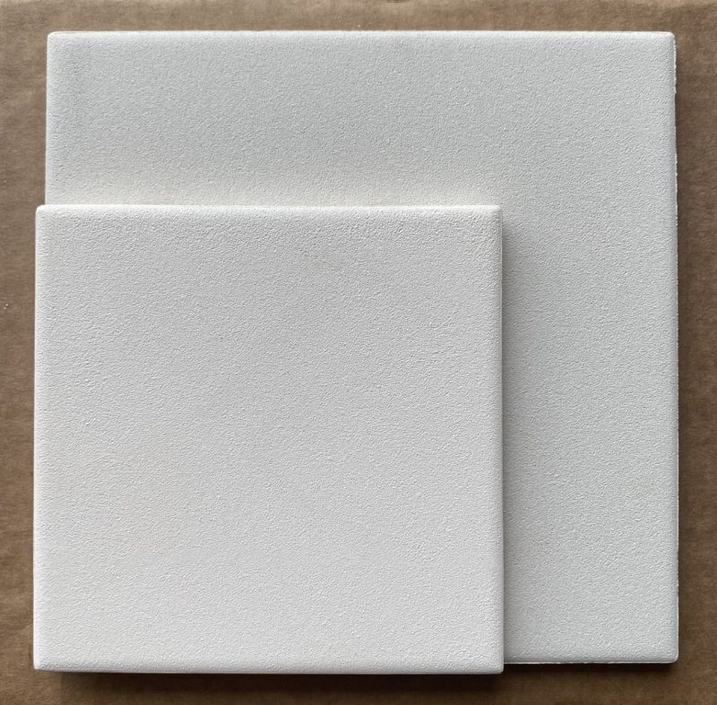 White Bisque Tiles cone 06