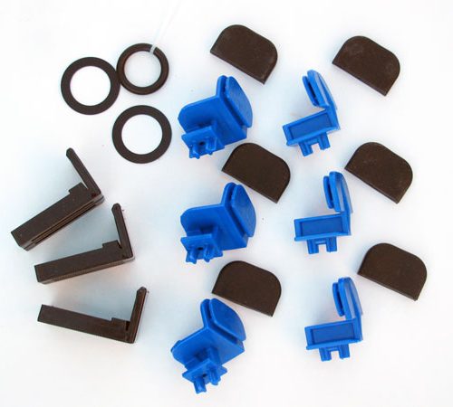 Giffin Grip Parts - BWS3 - Blue Wide Sliders - Columbus Clay Company